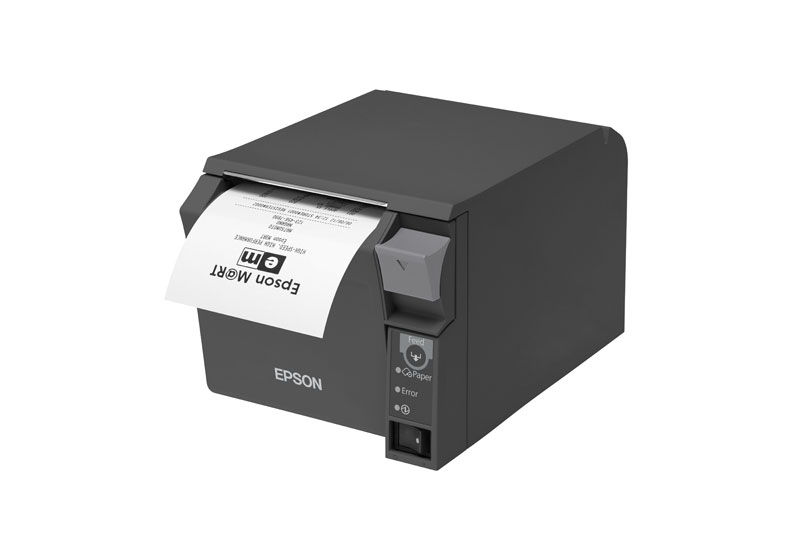 TM-T70II Thermo-Bon-Drucker USB dunkelgrau