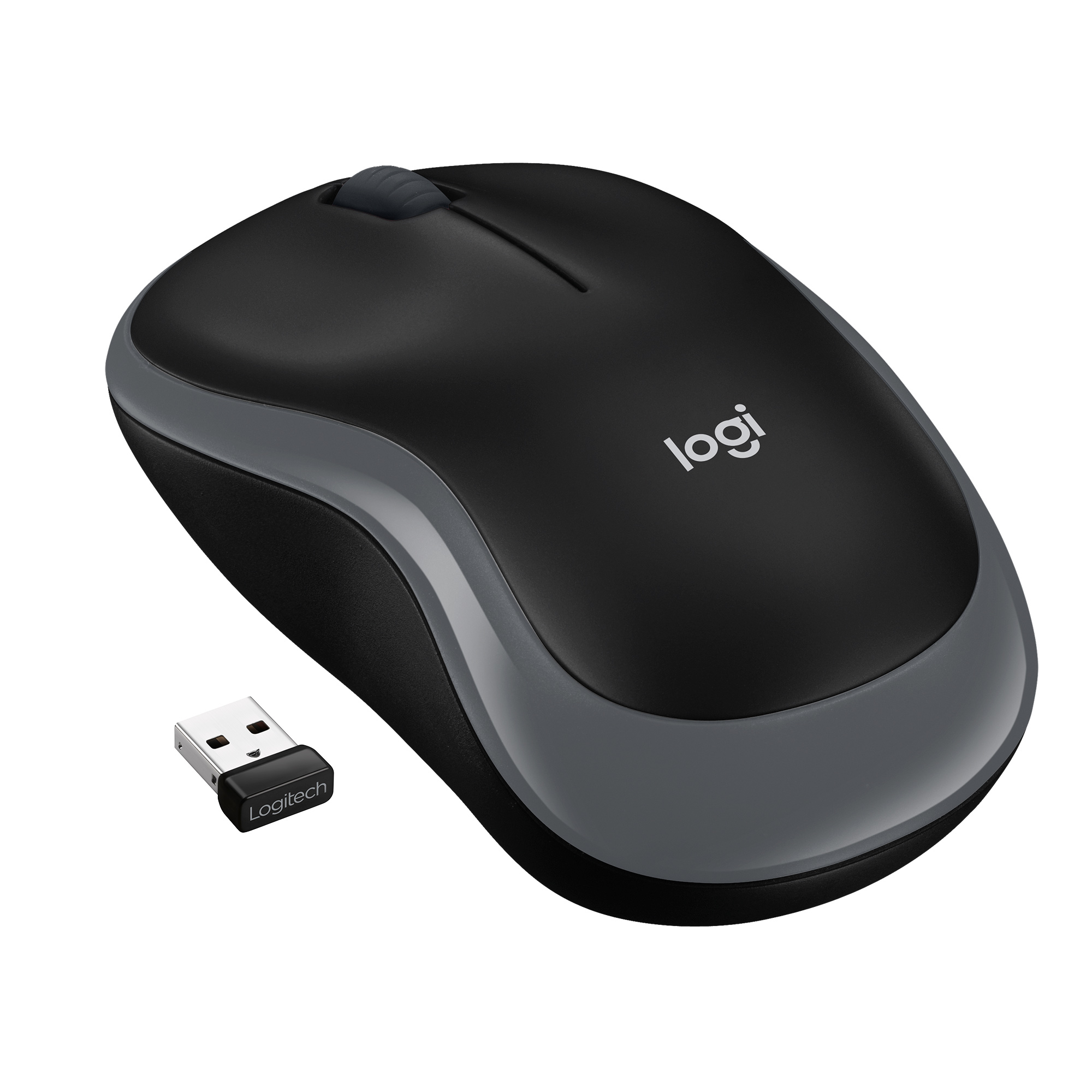 Logitech Wireless Mouse M185 USB grau