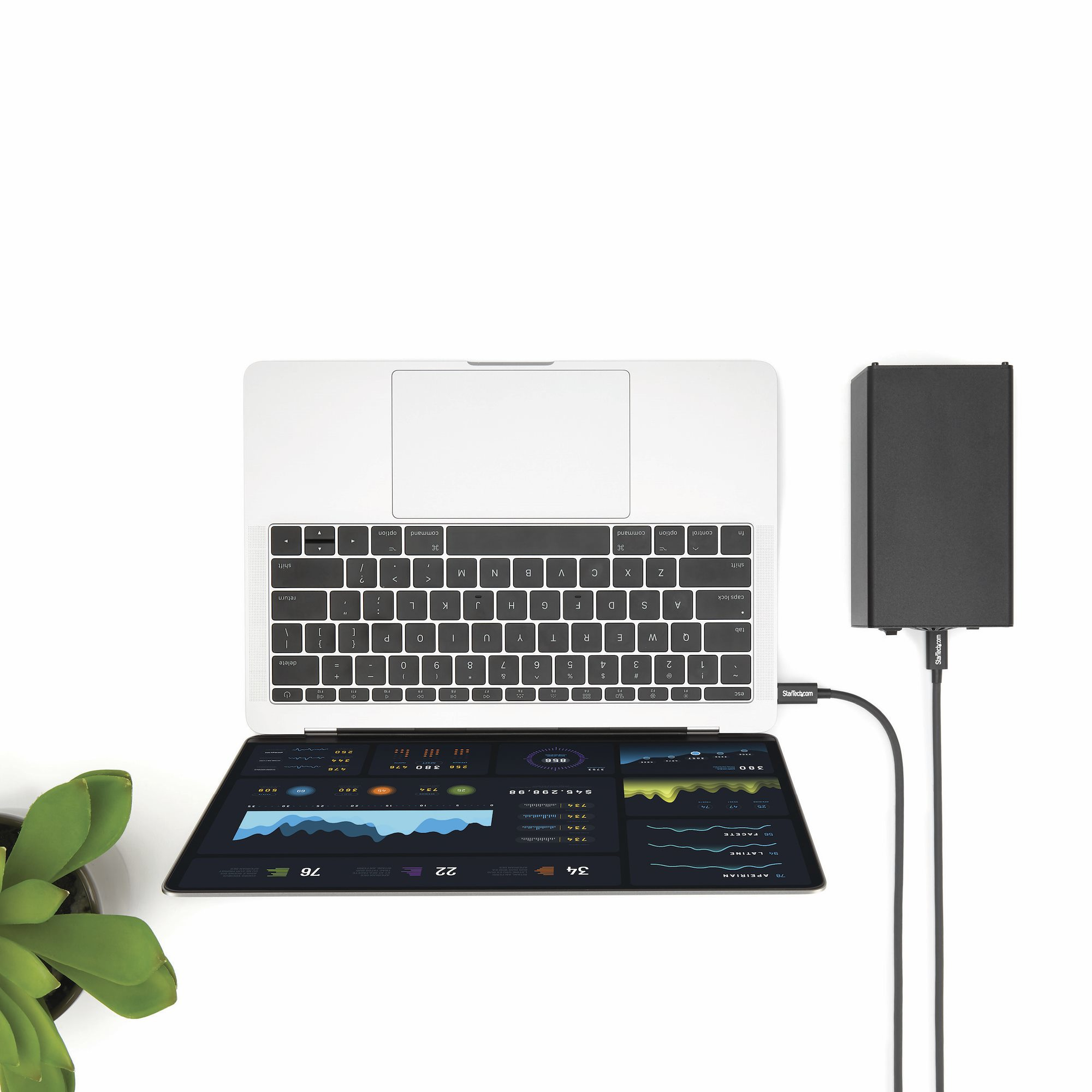 StarTech Thunderbolt 3 Kabel  (20 Gb/s) USB Type-C , 2 m