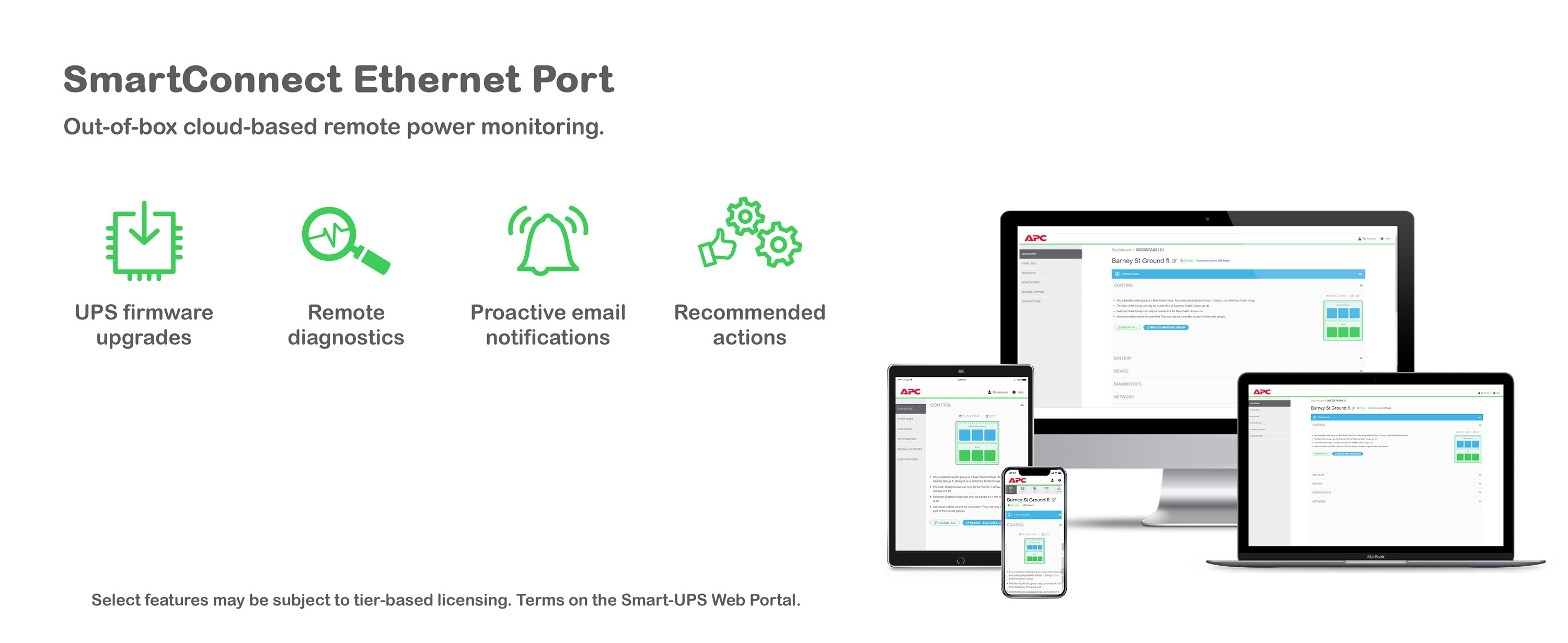 APC Smart-UPS 1500VA LCD USB + RS232 Tower