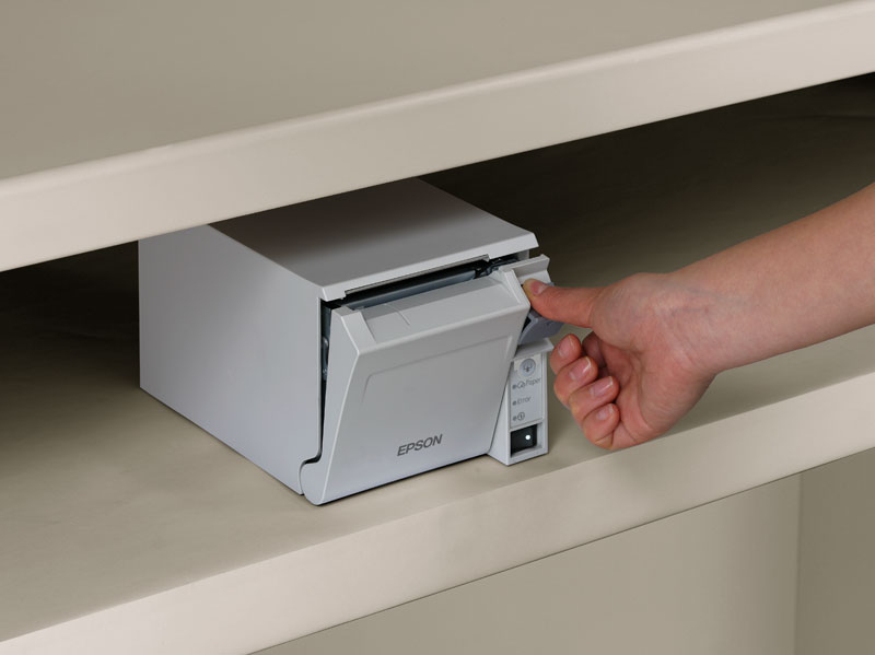 TM-T70II Thermo-Bon-Drucker USB dunkelgrau
