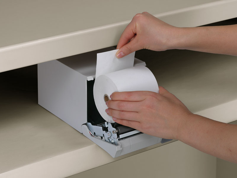 TM-T70II Thermo-Bon-Drucker USB dunkelgrau