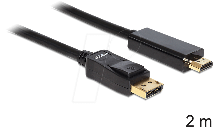 Kabel DisplayPort-St > HDMI-St 2m