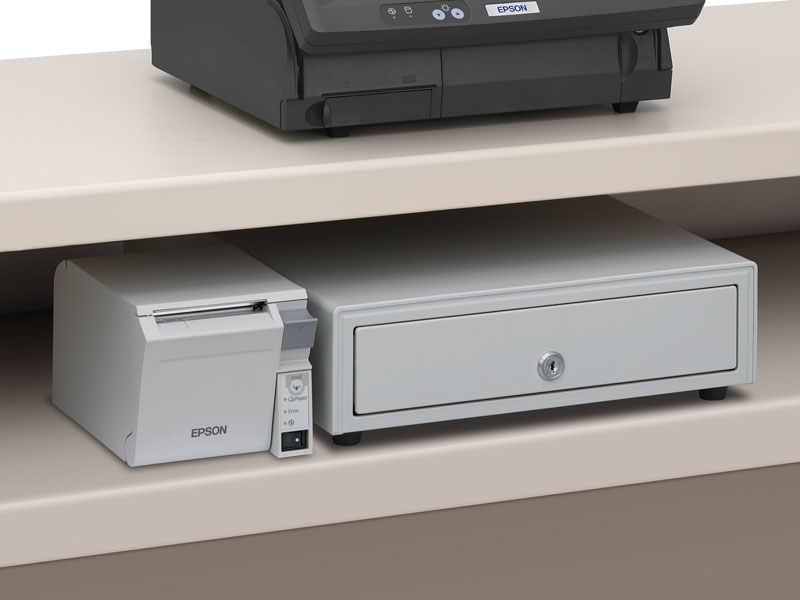 TM-T70II Thermo-Bon-Drucker USB dunkelgrau