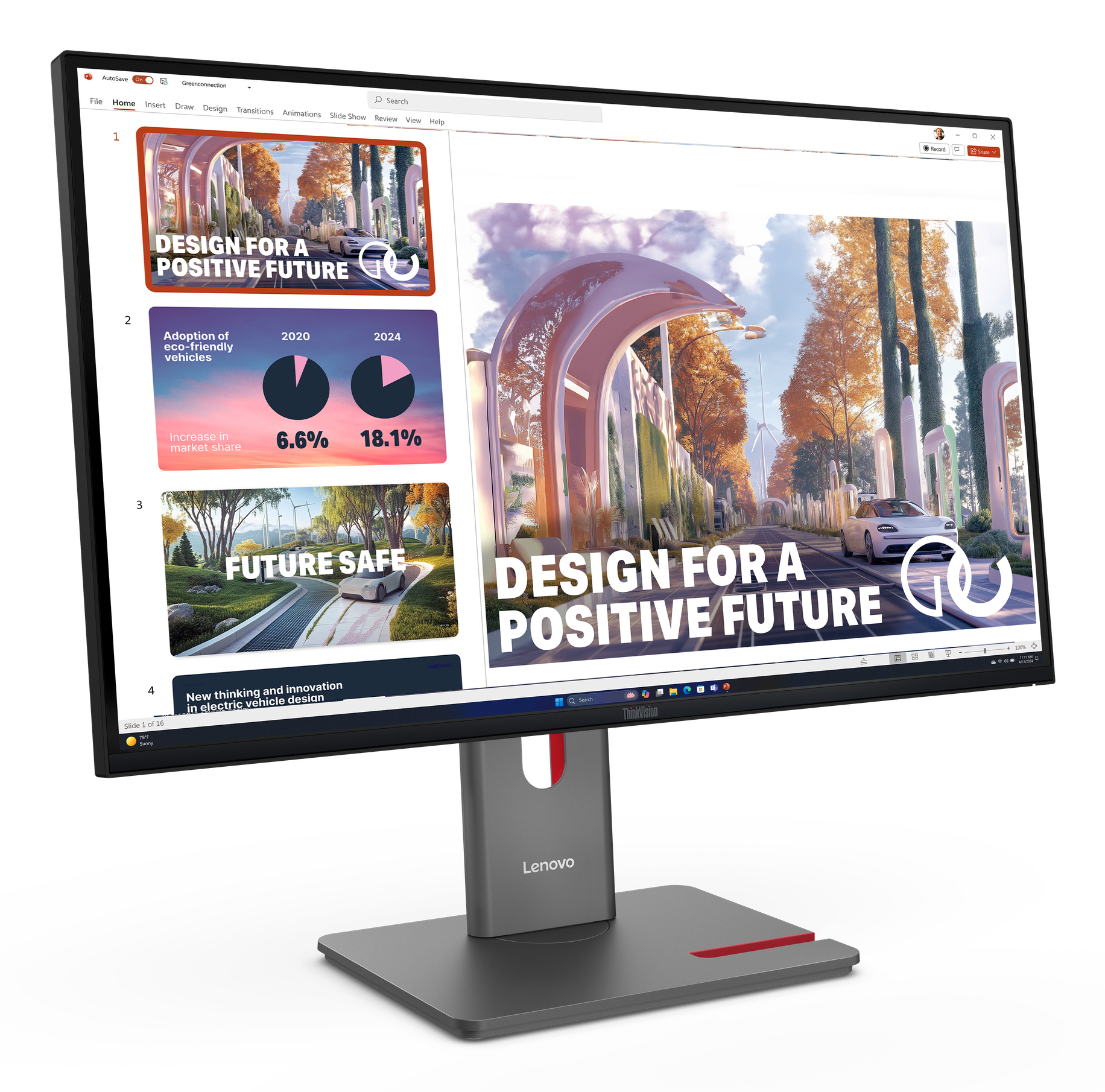 Lenovo ThinkVision P27QD-40, 60,5cm (27") schwarz, Höhenverstellbar | KPS-ready