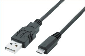 Micro USB Kabel, USB St.A an USB St.B Micro 2m