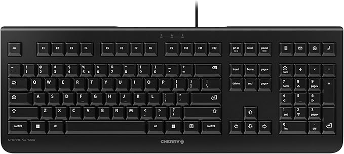 Cherry KC 1000 Tastatur US-EURO USB schwarz