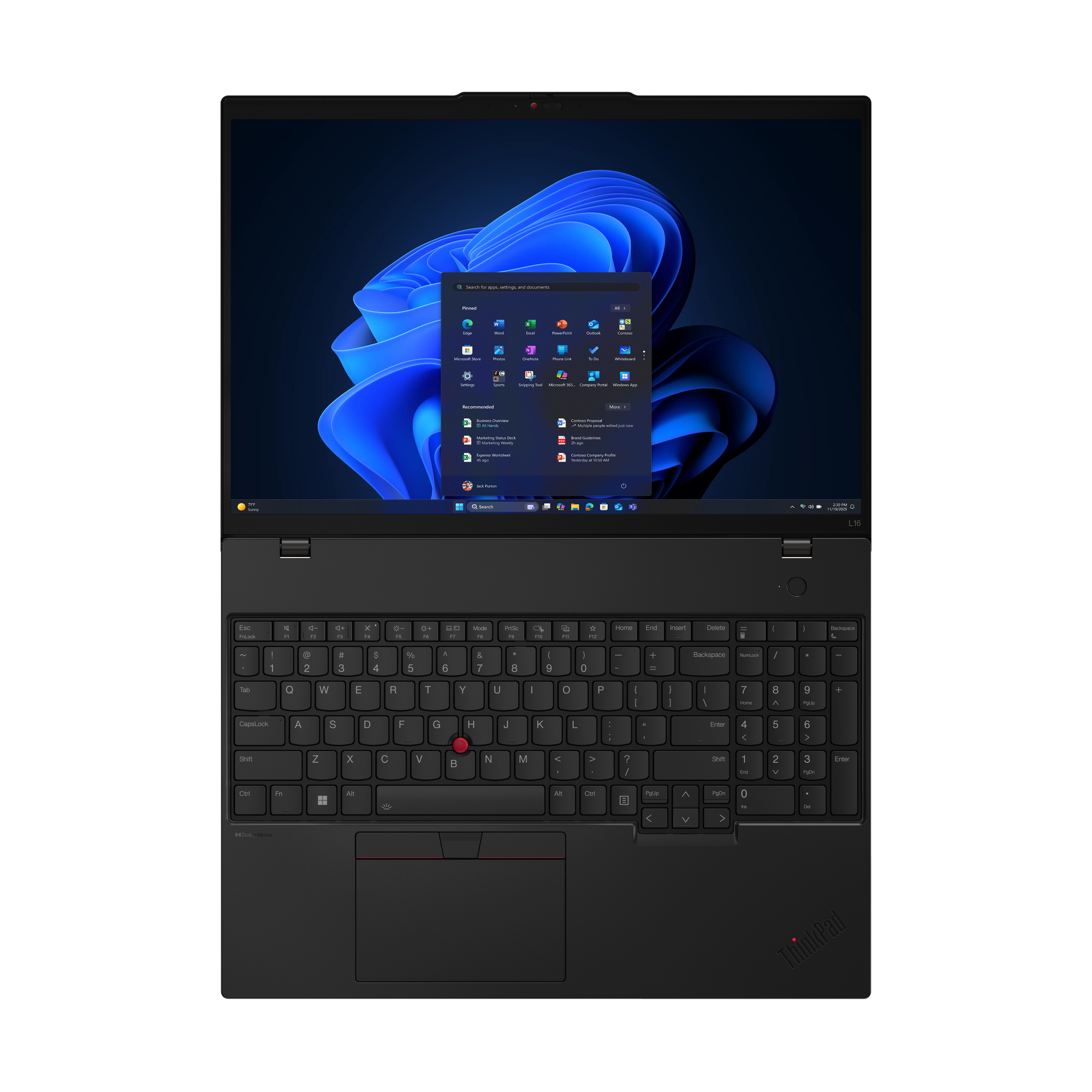 ThinkPad L16 AMD G2 AMD Ryzen AI 7 PRO 350 , 8C/16T
