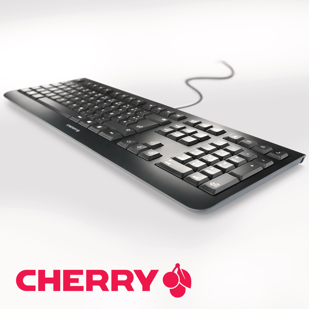 Cherry KC 1000 Tastatur DE USB schwarz